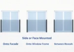 Glass Juliet Balcony - Aluminium Channel & Glass - Image 3