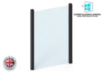 Glass Juliet Balcony - Aluminium Channel & Glass